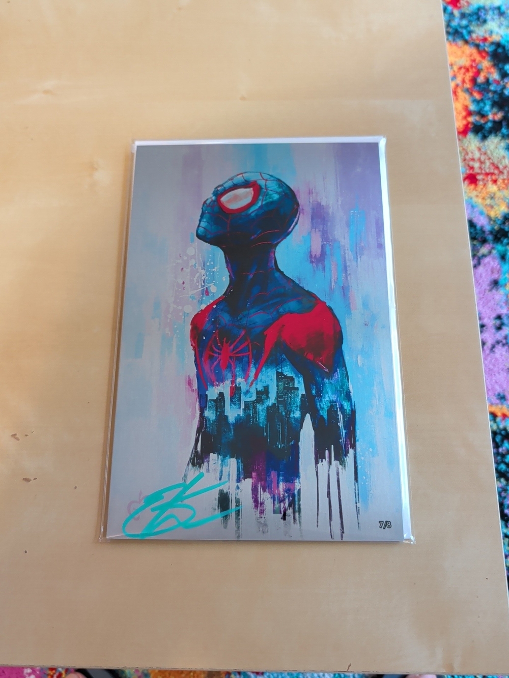 Mile Morales "Brooklyn RISING" METAL Art Book By Deviant Apple Signed LTD 8 NM
